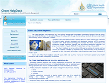 Tablet Screenshot of chemhelpdesk.org